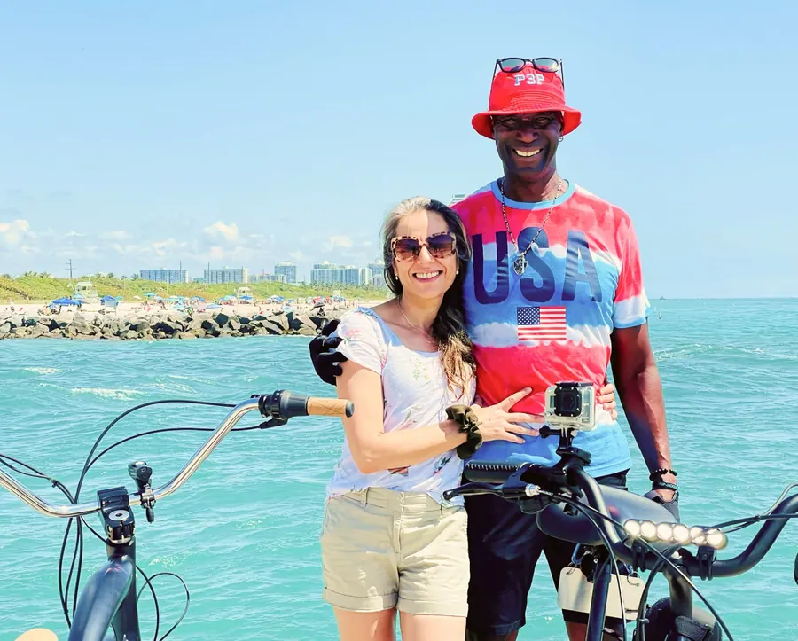 Michael and Lana Holston, owners of Back to Eden Bikes in Dania Beach, Florida